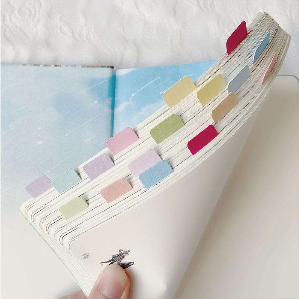 Planner Notebook Self-adhesive Paper Tabs Index Label Sticker Book Pages Markers Index Tab Flags