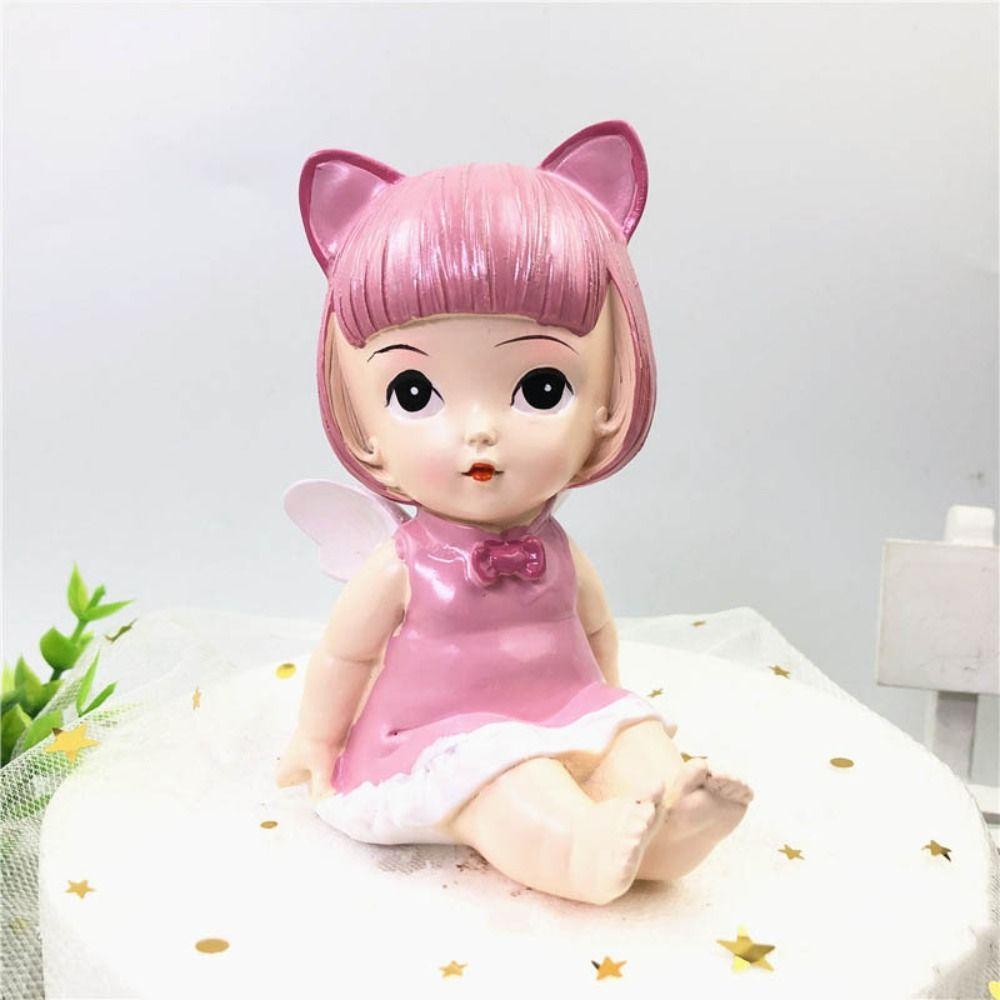 Сделай сам Аниме Фигурка Топпер для Торта ПВХ Ангел украшения Модный Ангел Топпер для Торта Дом