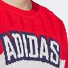 adidas Оригинальный унисекс свитер с круглым вырезом и длинным рукавом Красный/Мульти JL8367