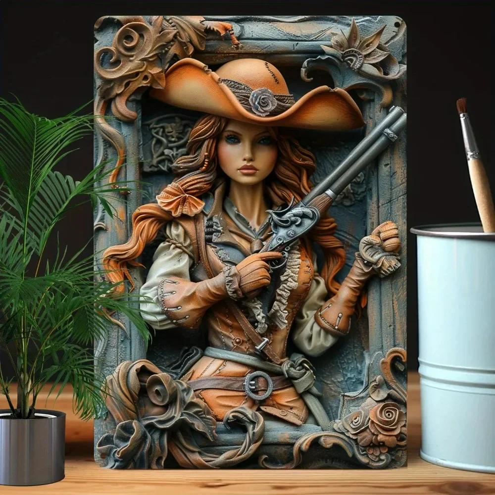 Винтажная металлическая табличка Пиратский Капитан Идеально для Осеннего Зимнего Декора Идеально для Квартир Тренажерных Залов Садов Магазинов Уникальный Подарок