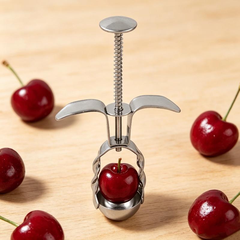 Hot Stainless Steel Cherry Olive Pitter Red Dates Jujube Core Remover Tools Multipurpose Fruit Corer Pit Kitchen Gadget Tools