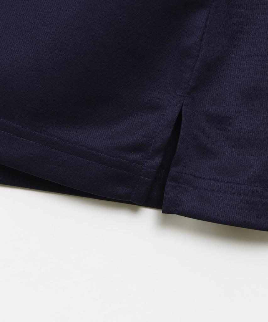 Champion DRYSAVER Short Sleeve with a Round Breathable Rubber and Script Logo Men's T-Shirt, Navy, C3-BB355, Neck, Design, Antibacterial, Print,