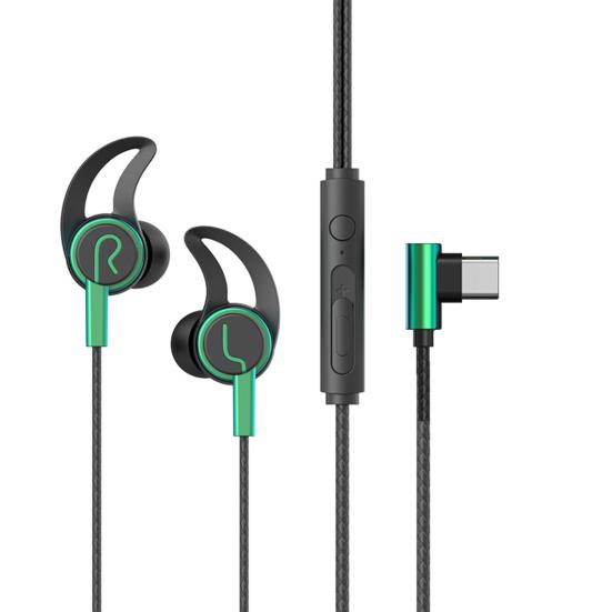 Проводные наушники с микрофоном для игр и театра с шумоподавлением, звук HD-качества, совместимые для звонков без задержек, внутриканальные