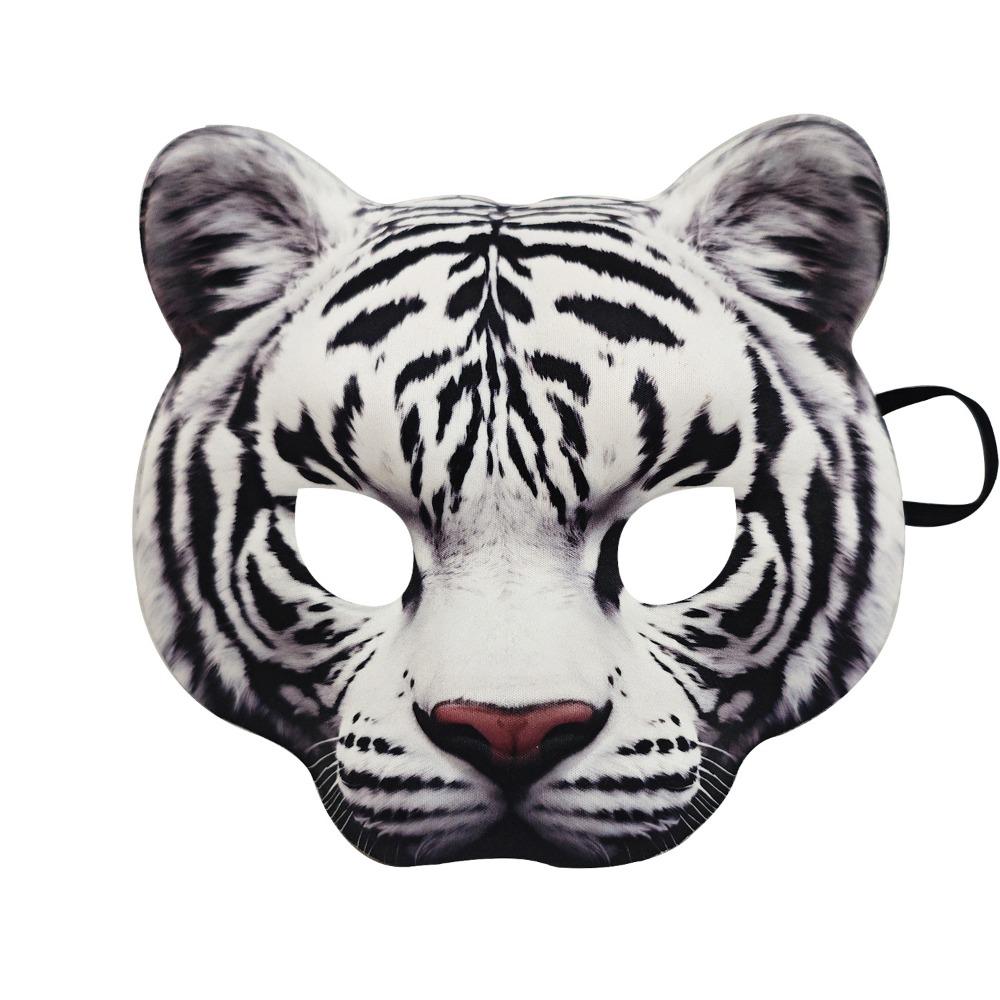 Реквизит для вечеринки Маска тигра из ЭВА Маска волка животного Маска на поллица Креативная маска вервольфа на Хэллоуин Маскарад