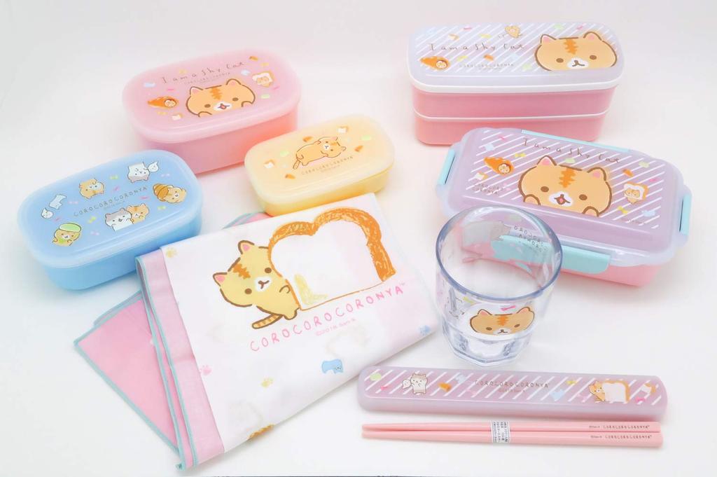 OSK Bento Box x x Height 13 x x Height x x Height Korokoro Cologna Seal Container 3 pieces Pink/Blue/Yellow SP-2=Approx. 11.8 7.1 4cm, SP-3=Approx.