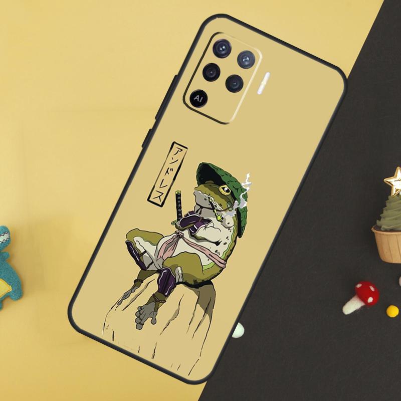 Милый Мультяшный Чехол-Лягушка Для Oppo A5 Pro A6 A15 A16 A76 A96 A17 A57 A98 A58 A78 A18 A38 A54 A74 A94 A40 A60 A80