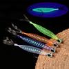 4 шт. #4 3D рыбьи глаза майларовые мушки Minnow Flash Tube искусственные реалистичные приманки для ловли окуня форели стальноголового лосося