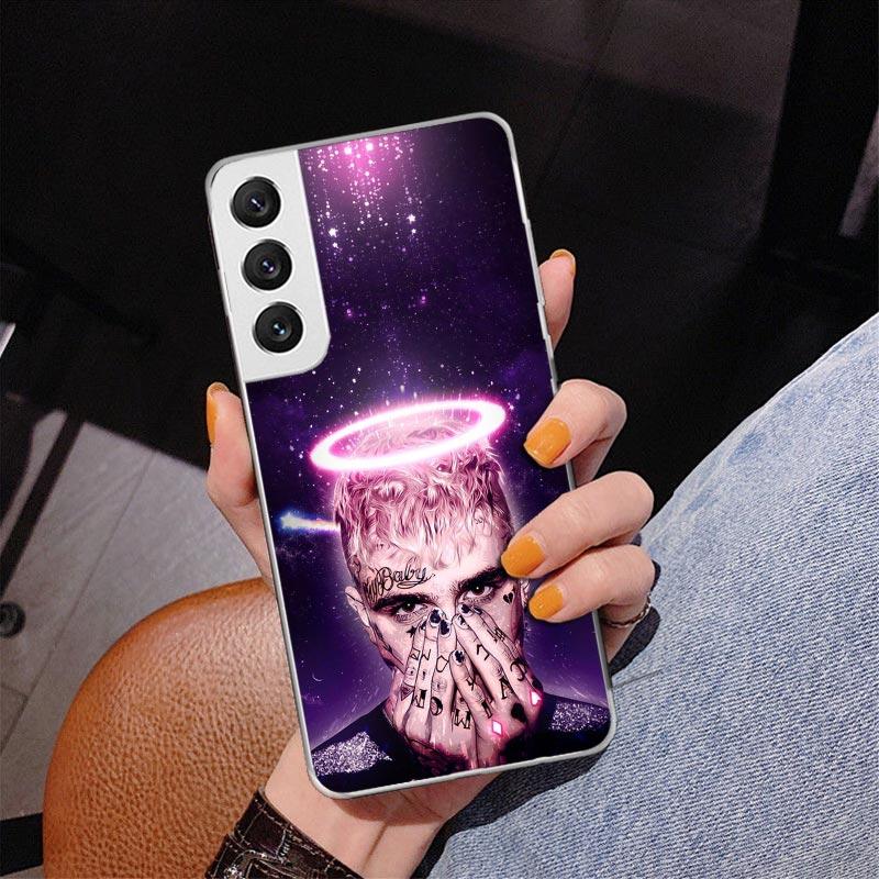 Чехол для телефона певца Lil Peep для Samsung Galaxy S24 S25 Edge S26 Ultra S23 S22 S21 Plus S20 FE + Чехол с персонализированной печатью Galaxy S