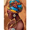 Full 5D Diy Diamond Painting Dark Skin Woman Embroidery Cross Stitch Home Decor Handmade Gift