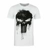 Футболка мужская The Punisher 100% Хлопок Мужские Футболки Топ Череп Белый S-XXL Marvel Официальная
