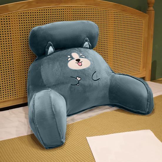 Cartoon Shape Lumbar Support Pillow Soft Large Backrest Waist Cushion Bed Back Cushion Dormitory Seat Pillow