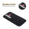 Mitsubishi Logo Carbon Fiber Sun Visor CD Holder - DIY Car Modification & Storage Bag