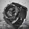 Watches Fashion Men's Outdoor Sports Utility Waterproof Electronic Watch Gray