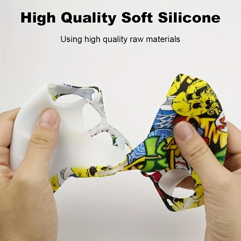 For PS5 Soft Silicone Gel Rubber Case Thumb Grips Caps Cover For SONY Playstation 5 Controller Protection Case For PS5 Gamepad