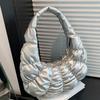 Плиссированная мягкая сумка через плечо для женщин Bubbles Cloud bag сумки большой вместимости