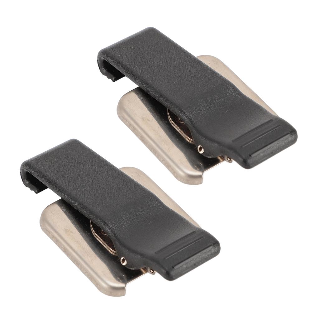 2 шт. Клипса для ремня для рации, 2-сторонняя, портативная, прочная, улучшенная безопасность, сменная клипса для ремня для DP3441