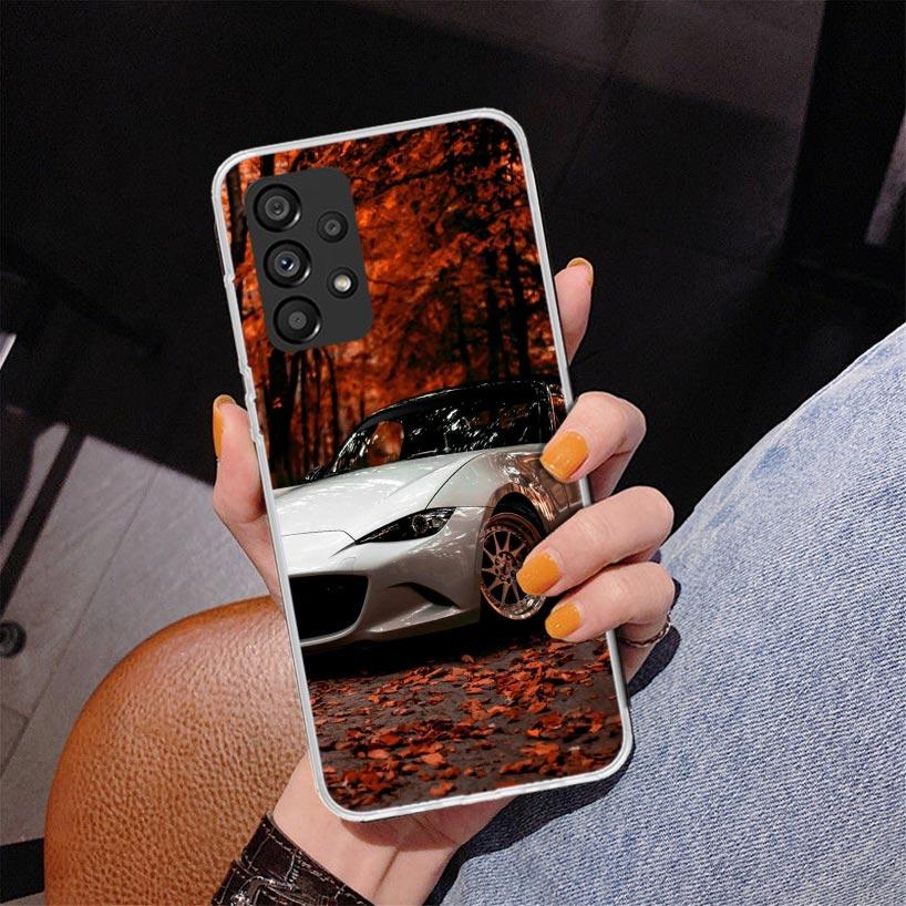 JDM Машина MX5 Милый Чехол для Телефона Для Samsung Galaxy A52 A32 A22 A12 A51 A31 A50S A30S A20S A10S Note 20 Ultra 10 Plus S10 A72 A71 Gal