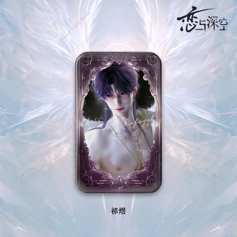 2025 1/4 шт. Любовь и Глубокий космос Стилус Рафаэль Зейн Ксавье Аниме Квадратный значок Эмблема Сплав цинка Брошь-перо Мультяшные подарки