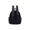 Coach Court 27 Classic Monogram Zip Canvas And Leather Backpack Unisex Backpack Black 5671-SVTSQ