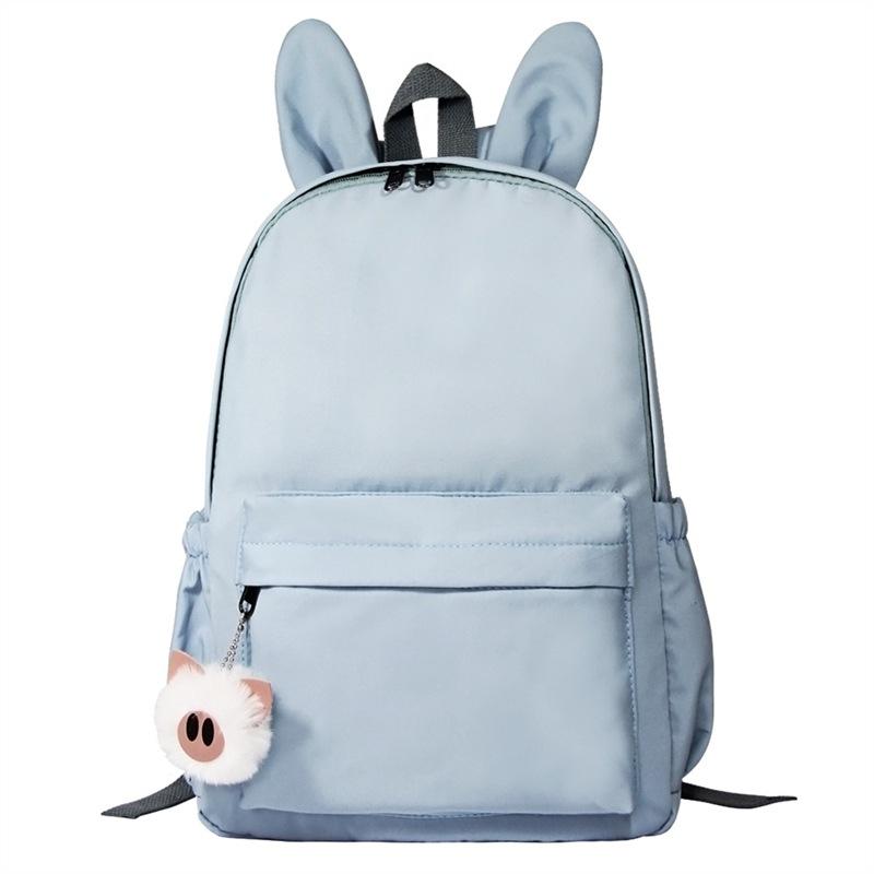 Новый рюкзак с кроличьими ушками в стиле инс, милый студенческий школьный рюкзак