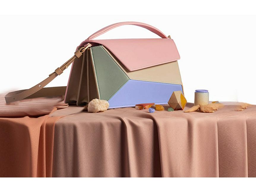 2023 Турецкая геометрическая ромбовидная решетчатая сумка-аккордеон через плечо - Высокое качество