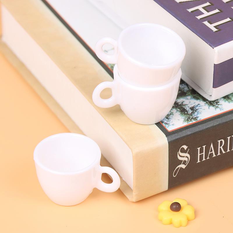 3шт 1:6 Миниатюрных Кофейных Чашек для Кукольного Домика, Креативная Новая Мини-Модель, Кухонные Аксессуары для Декора Кукольного Домика, Игрушки, Подарок