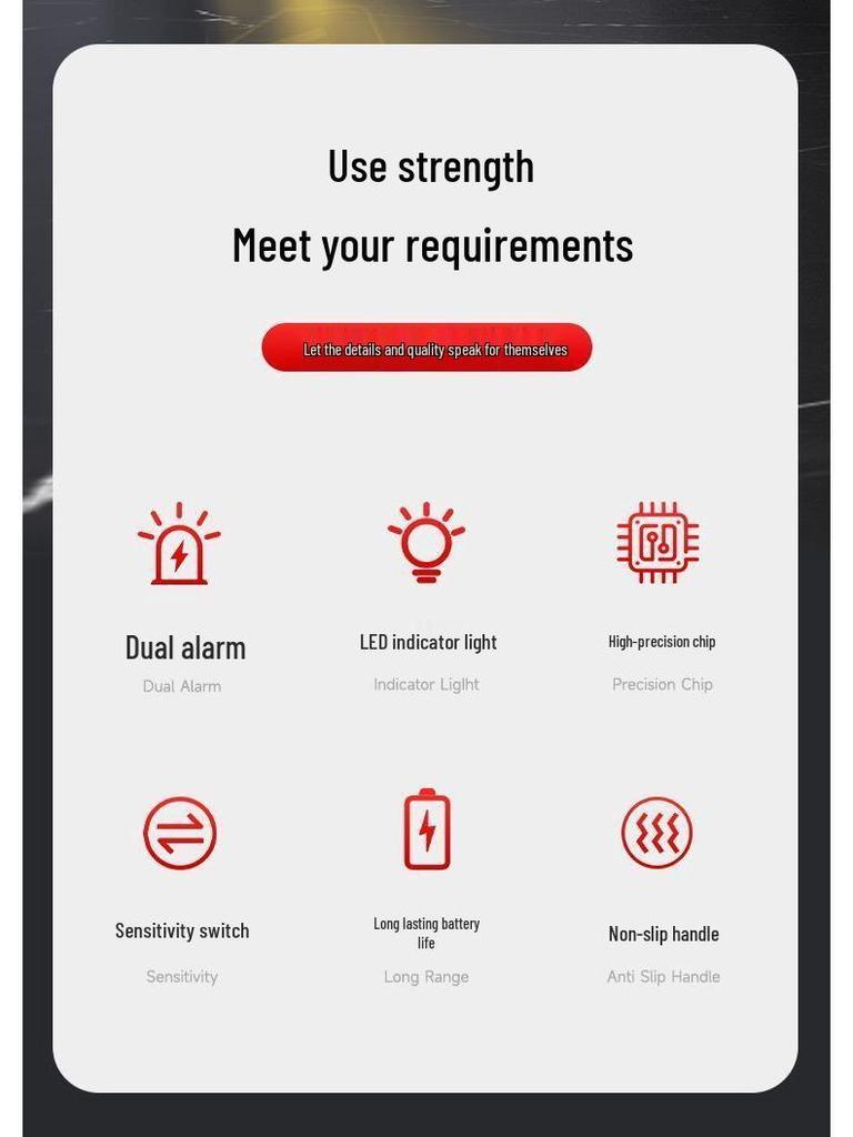 Высокоточный ручной металлодетектор для безопасности и обнаружения мобильных телефонов в экзаменационных аудиториях