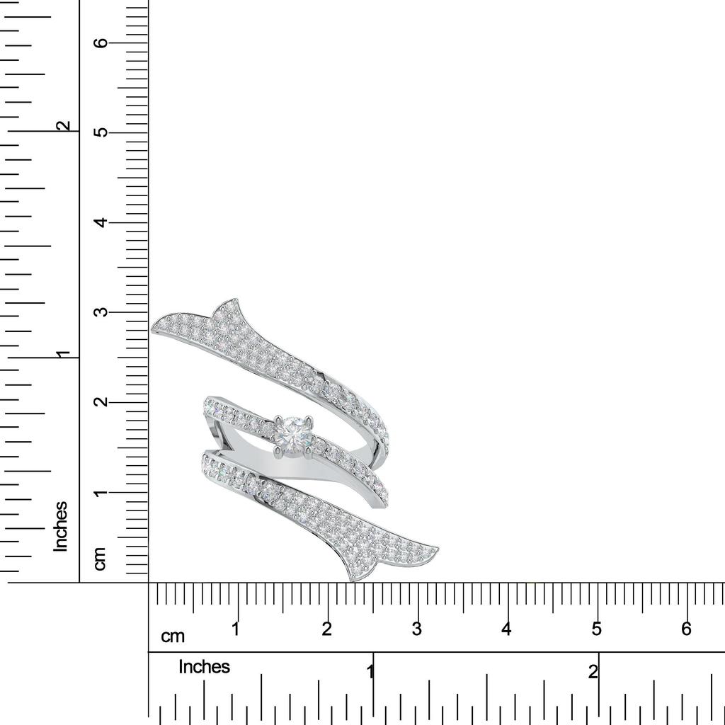 Задорное и энергичное кольцо-заявление из стерлингового серебра 925 пробы с муассанитом цвета D, ювелирное изделие для женщин