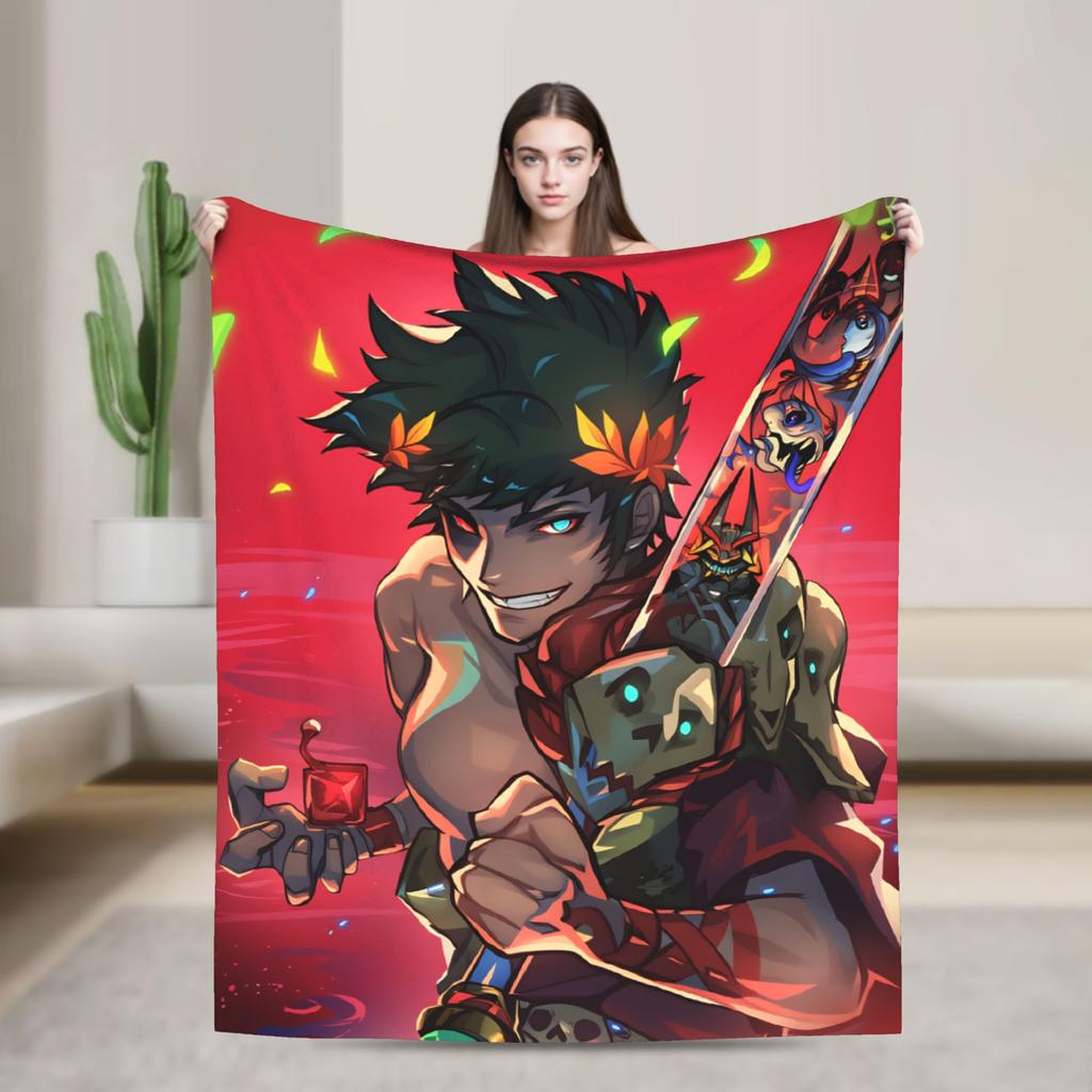 Hades Zagreus Soft Warm Blanket  Travel Office Plush Throw Blanket Funny Living Room Flannel Bedspread Sofa Bed Cover