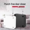 Бесшумный автоматический доводчик двери с буферной пружиной для деревянных дверей