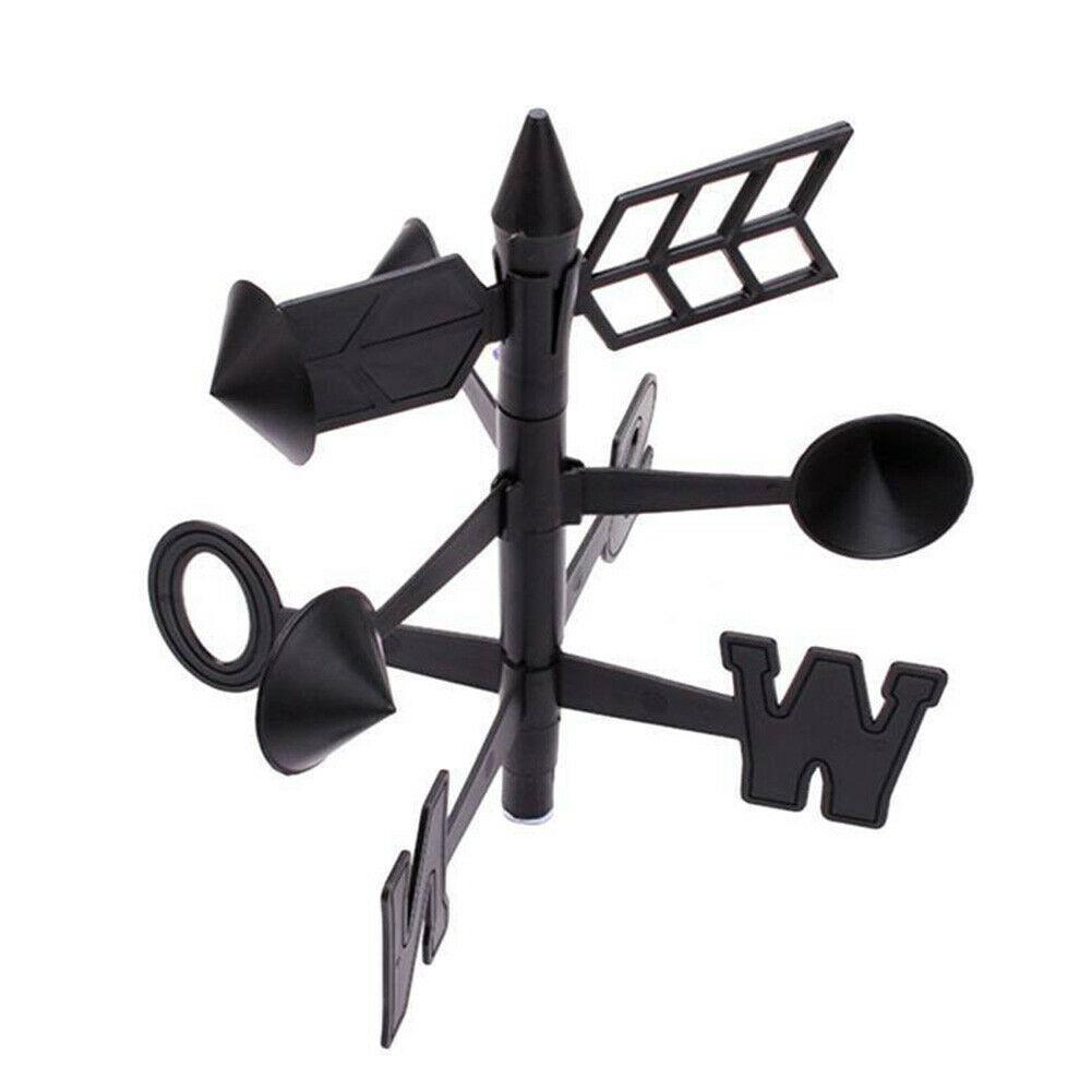 Garden Outdoor Weather Station Meteorological Measurer Vanes Tool Wind Rain Gauge Thermometer