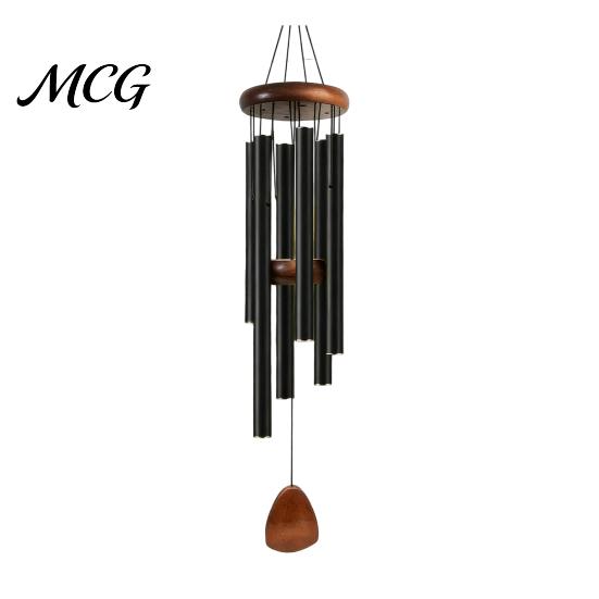 Precise Tuned Wind Chime Metal with 6 Aluminum Tubes, Garden Hanging Chimes, Outdoor Chimes Weather Resistant for Patio Decoration Melodious