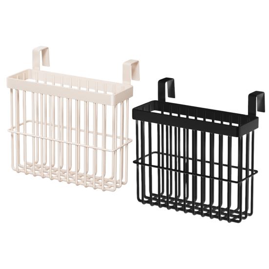 Подвесная корзина за дверью Органайзер для дверцы кухонного шкафа Настенная самоклеящаяся корзина для хранения