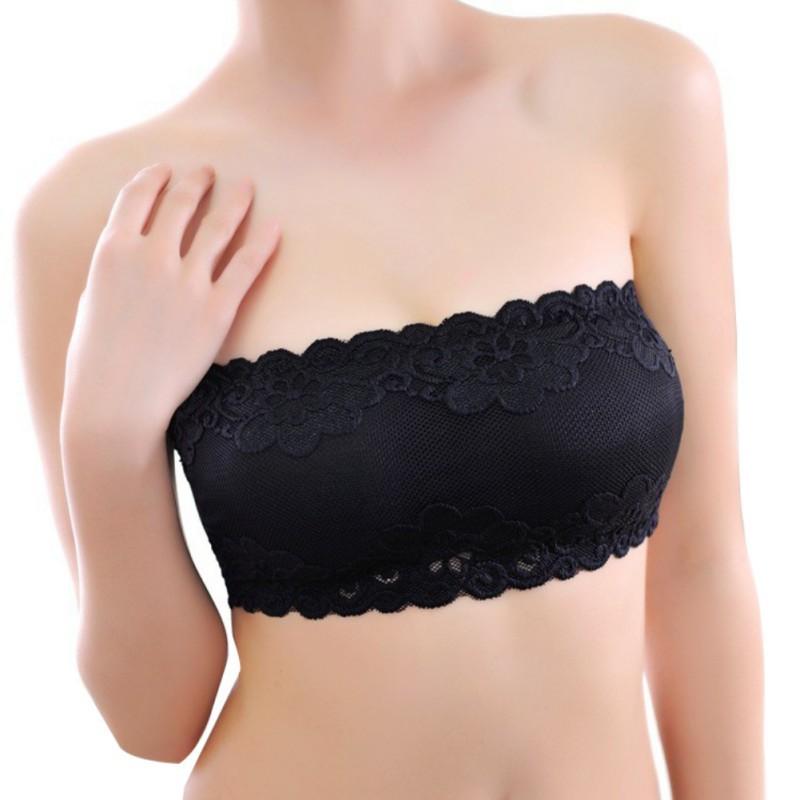 Women Lace Chest Sports Prevent Exposed Bra Underwear