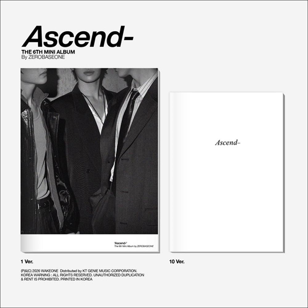 ZEROBASEONE 6-й мини-альбом [Ascend-] Фотобук Вер.. (1 версия. & 10 Вер.) + Бесплатный подарок