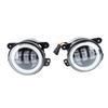 2Pcs Bumper Fog Lights Waterproof 4Inch LED High Brightness Fog Driving Lights Replacement for Jeep