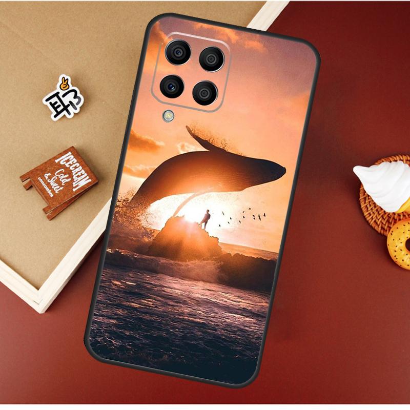 Flying Whale Magical Case For Samsung Galaxy M16 M36 M56 M06 M52 M32 M12 M54 M34 M14 M35 M55 M15 M11 M31 M13 M53