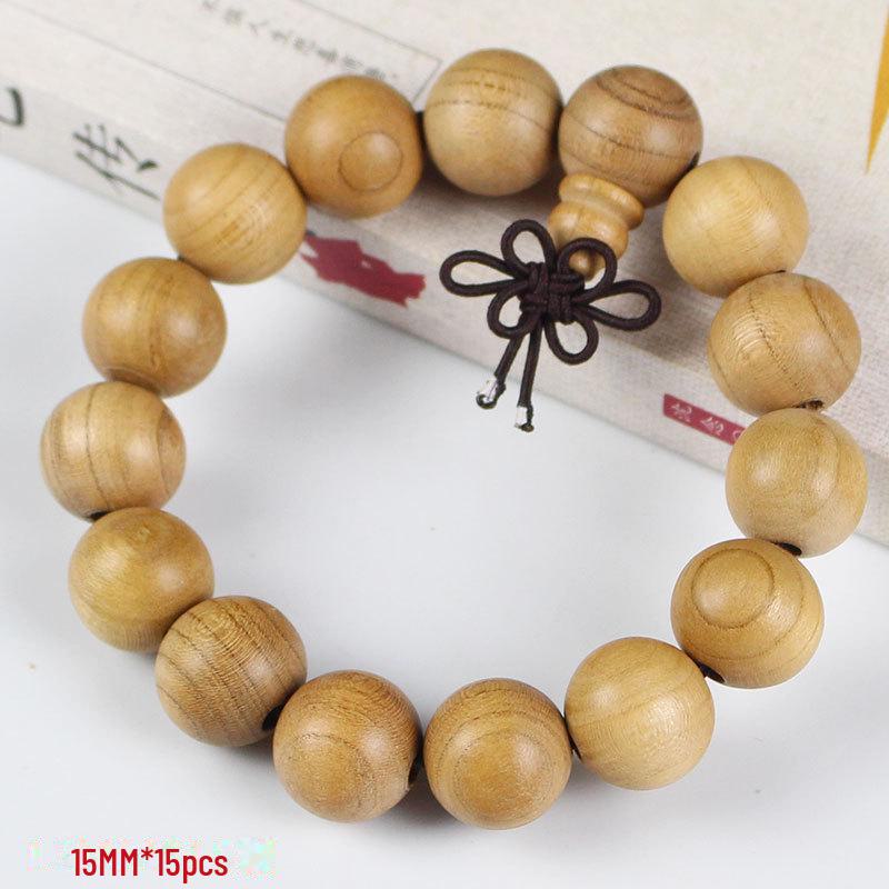 Браслет из буддийских бусин из персикового дерева: 108 бусин Культурные и художественные аксессуары