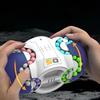 1 Piece 360 ° Rotating Bead Puzzle Cube, 8-sided Brain Teasers, 3D Logical Thinking Training Toy, ABS Resin Cylinder.