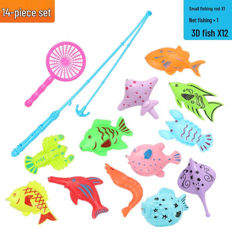 Детский магнитный набор для рыбалки – Летняя развивающая ролевая игра для детей