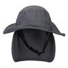 Sun Hat Men's Outdoor Riding Windproof Sun Protection Removable Sun Hat Bucket Hat Women's Anti-splashing Big Edge Hat