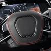 Наклейка из настоящего твердого углеродного волокна для Chevrolet Corvette C8 2020 2025 2025 2025 2025 Центральная рамка рулевого колеса Кольцо Аксессуары
