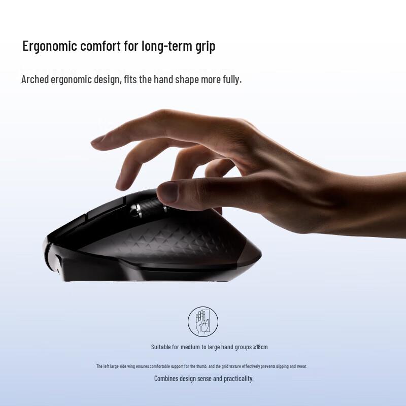 Rapoo MT750 Multi-mode Ergonomic Wireless Mouse