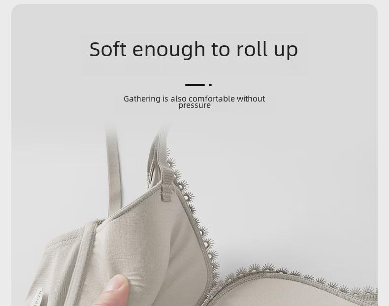 Женский бюстгальтер Push-Up с застежкой спереди: Маленькая грудь, сборка, подкладка, боковая поддержка, антипровисание, красивая спина, без косточек.