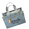Сумка-тоут Koujia Canvas Denim: Большая вместительная сумка через плечо на весну и лето