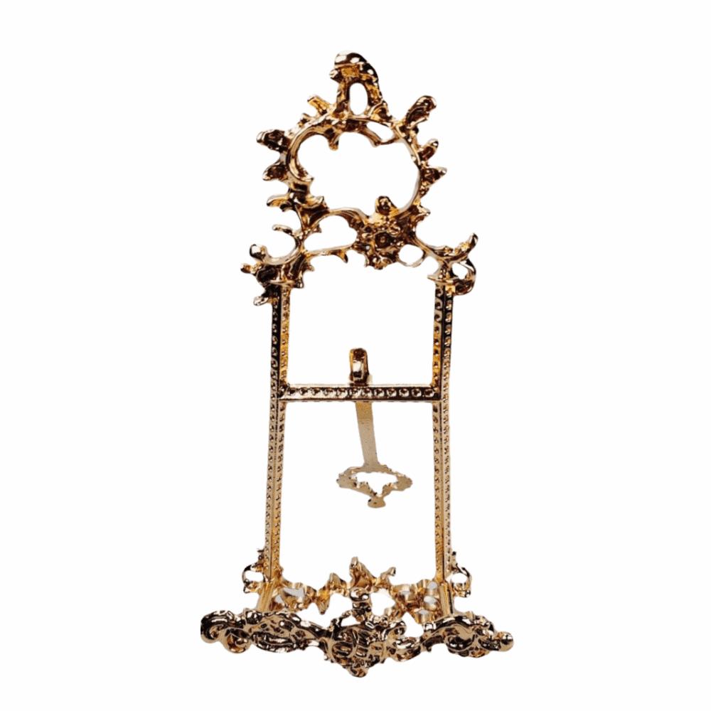 Creative Frame Bracket Gold Display Storage Rack Retro Style Plate Display Stand Bedroom Decor