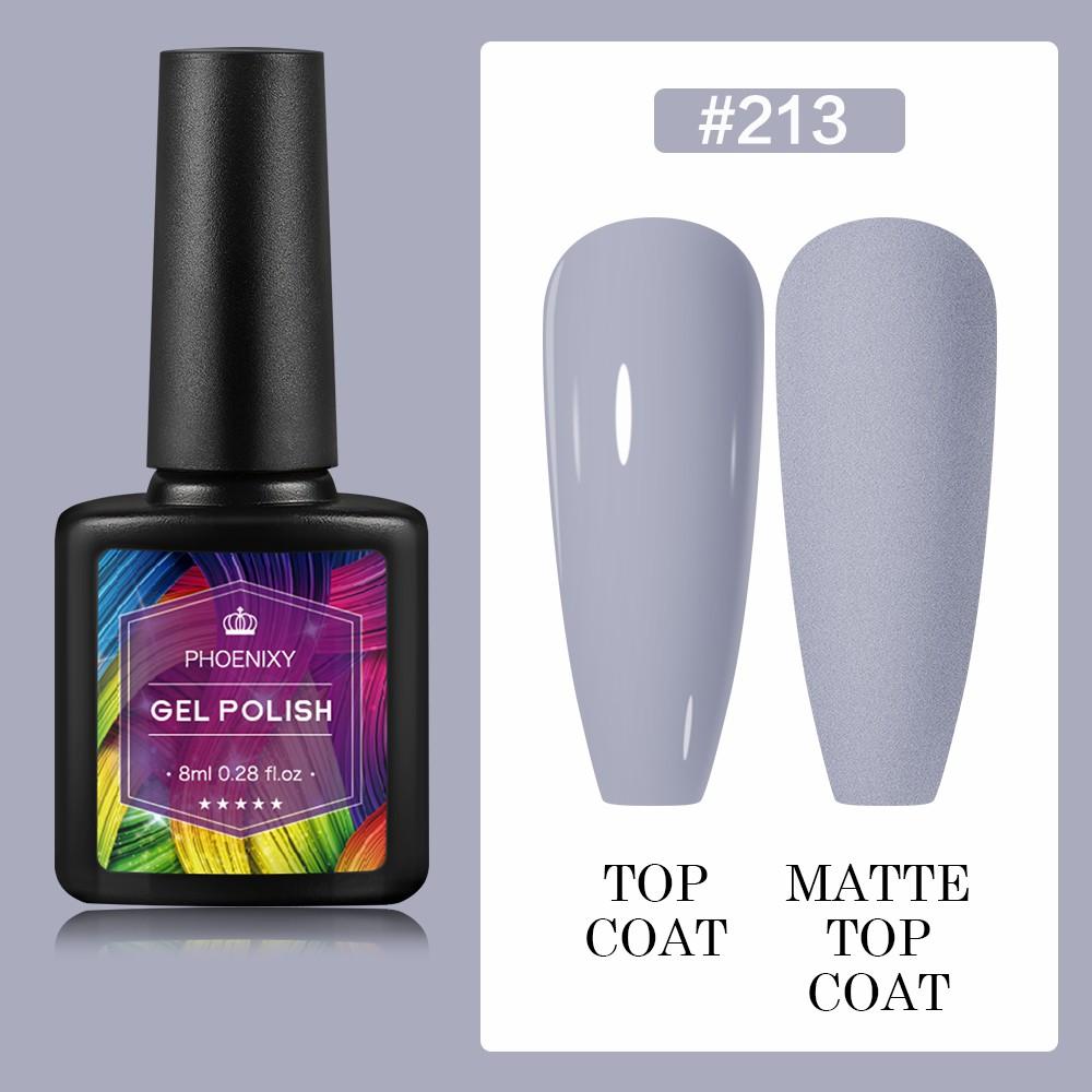 PHOENIXY 8 мл гель-лак для ногтей, полуперманентный гель, блестящий гель, отмачиваемый блестящий стартовый набор, маникюрный набор для маникюрного салона