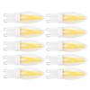 10Pcs G9 LED Bulb 3W Warm White Light Lamp Bi Pin Base Bulb Chandelier Lighting Accessories AC110V