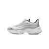 Li Ning Kids Sports Lifestyle Series Comfortable Versatile Shock Absorption Rebound Low-Top Casual Shoes Kids Sneaker Silver Standard-White YKCV202-7