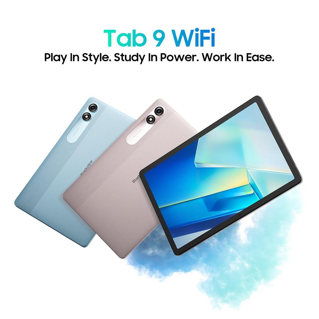 Восстановленный планшет Blackview Tab 9 WiFi Android 14 – 11-дюймовый 2K FHD+ большой дисплей, 18 ГБ 256 ГБ